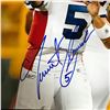 Image 2 : VINNY TESTAVERDE & TRENT EDWARDS SIGNED 8X10 FOOTBALL PHOTO'S