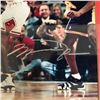 Image 2 : FRAMED & SIGNED MICHAEL JORDAN PICTURE & CARD DISPLAY w/ COA