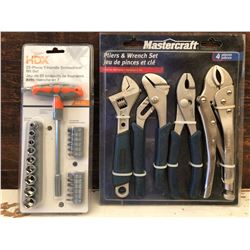 MC / HDX DRIVER - WRENCH - PLIER SETS - NEW
