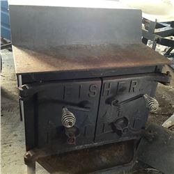 FISHER CAST WOOD STOVE