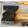 Image 2 : VINTAGE TOOLS - AXE, HATCHET, DRAW KNIVES