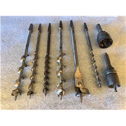 SET OF HEAVY DUTY DRILL BITS & HOLE CUTTERS