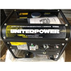 UNITED POWER 1300 W GAS GENERATOR - NEW