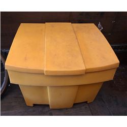 SAND AND SALT ROAD SIDE BOX - HEAVY PLASTIC CONSTRUCTION