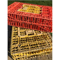 SET OF 2 CHICKEN CRATES