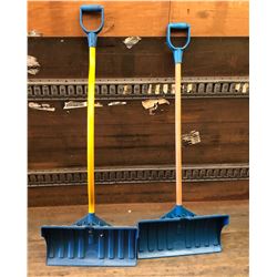 2 X SNOW SHOVELS - AS NEW