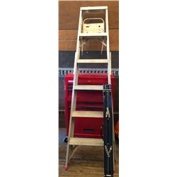ALUM STEP LADDER & PORTABLE WORK HORSE