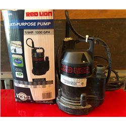 RED LION 1/6 HP SUBMERSIBLE PUMP