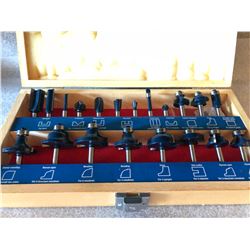 MASTERCRAFT ROUTER BIT SET - AS NEW