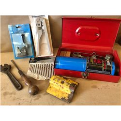 JOB LOT OF TOOLS INCLUDES MC TORCH