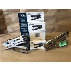 JOB LOT OF STAPLERS