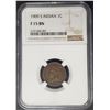 Image 1 : 1909 S Indian Head Penny Cent NGC F15 BN