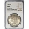 Image 1 : 1889-P $1 Morgan Silver Dollar NGC MS61