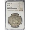 Image 1 : 1935-S $1 Peace Silver Dollar NGC VF20