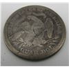 Image 2 : 1873 ARROWS AT DATE SEATED QUARTER- AG