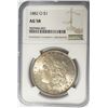 Image 1 : 1882-O Morgan Silver Dollar $1 NGC AU58