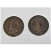Image 2 : 1866 & 1894 ITALY 10 CENTESIMI