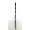 Image 1 : 10K BRACELET WITH PURPLE STONES