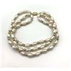 Image 1 : 14K TRIPLE STRAND RICE PEARL BRACELET