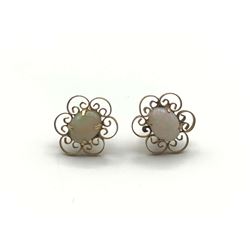 14K OPAL EARRINGS