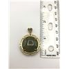 Image 2 : 14K PENDANT POSSIBLY JADE