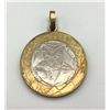 Image 2 : 14K REPVBBLICA ITALIANA COIN PENDANT