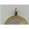 Image 3 : 14K REPVBBLICA ITALIANA COIN PENDANT