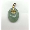 Image 1 : 14K JADE PENDANT