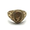 Image 1 : 10K RING WOMENS ARMY SIZE 7.5