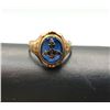 Image 1 : 10K RING W ONXY AND ANCHOR SIZE 5