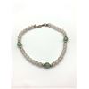 Image 1 : 14K BEADED BRACELET W JADE PRETTY