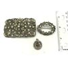 Image 2 : 2 RHINESTONE VTG BROOCHES + 1 PENDANT