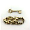 Image 1 : 2 GOLD TONE BROOCHES 1-KEY