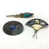 Image 1 : 3 VINTAGE BROOCHES GORGEOUS