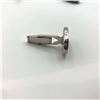 Image 2 : 5 PAIRS OF SILVER TONE CUFF LINKS
