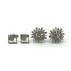 Image 1 : 2 PAIRS OF CUFFLINKS 1-RHINESTONES!!!!