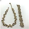 Image 1 : CORO NECKLACE & BRACELET GOLD TONE