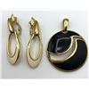 Image 1 : TRIFARI EARRINGS AND PENDANT