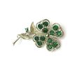 Image 2 : LISNER GREEN STONE FLOWER PENDANT