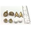 Image 1 : 4 PAIRS CLIP/SCREW ON EARRINGS SIGNED!