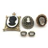 Image 1 : CAMEO LOT!!! RING, 2 BROOCHES, EARRINGS