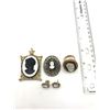 Image 2 : CAMEO LOT!!! RING, 2 BROOCHES, EARRINGS