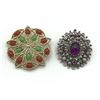 Image 2 : 2 SARAH COVENTRY BROOCHES COLORED!
