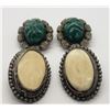 Image 2 : 2-PAIRS OF SILVER CLIP ON EARRINGS