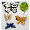Image 1 : VINTAGE BUTTERFLY BROOCH LOT: (4)BUTTERFLIES