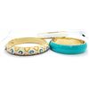 Image 1 : 3-VINTAGE GOLD TONED BANGLES (1)MARKED INDIA