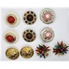 Image 1 : 6-PAIRS OF LARGE CIRCULAR CLIP ON EARRINGS