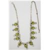 Image 1 : GORGEOUS! RHINESTONE NECKLACE WITH LIME