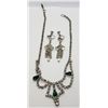 Image 2 : VINTAGE SILVER TONED RHINESTONE NECKLACE
