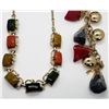 Image 2 : GOLD TONED NECKLACE AND BRACELET WITH